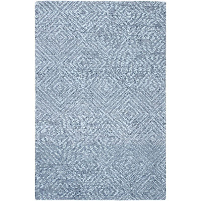 George Oliver Abstract Hand Tufted Performance Geometric Rug