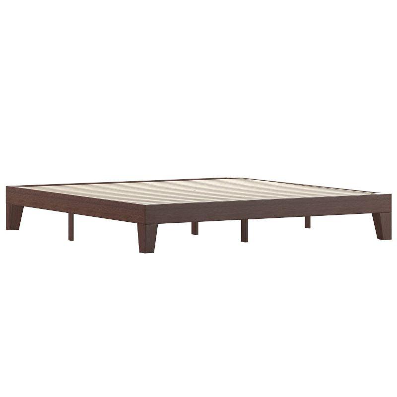 Amalia Solid Wooden Platform Bed with Wooden Support Slats - Taylor & Logan