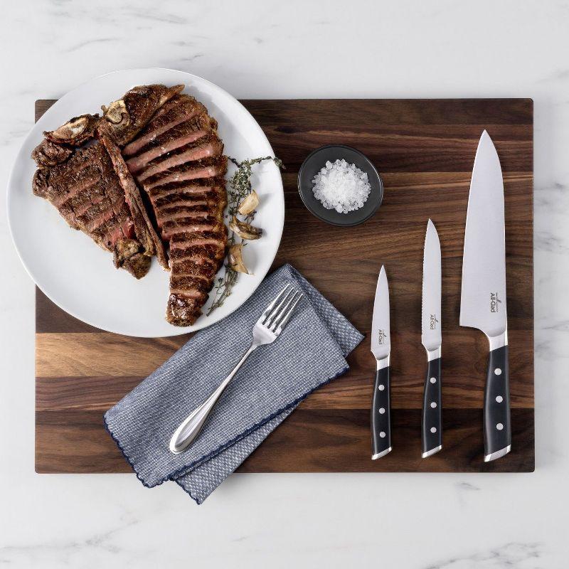 All-Clad Forged German Stainless Steel 3-Piece Knife Set