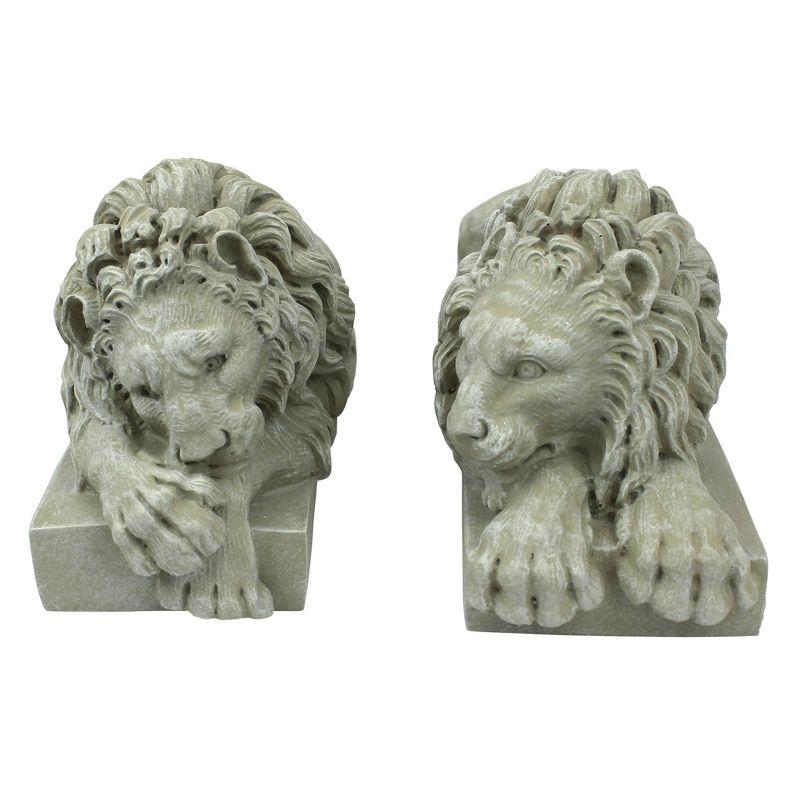 2 Piece Lions from the Vatican Figurines