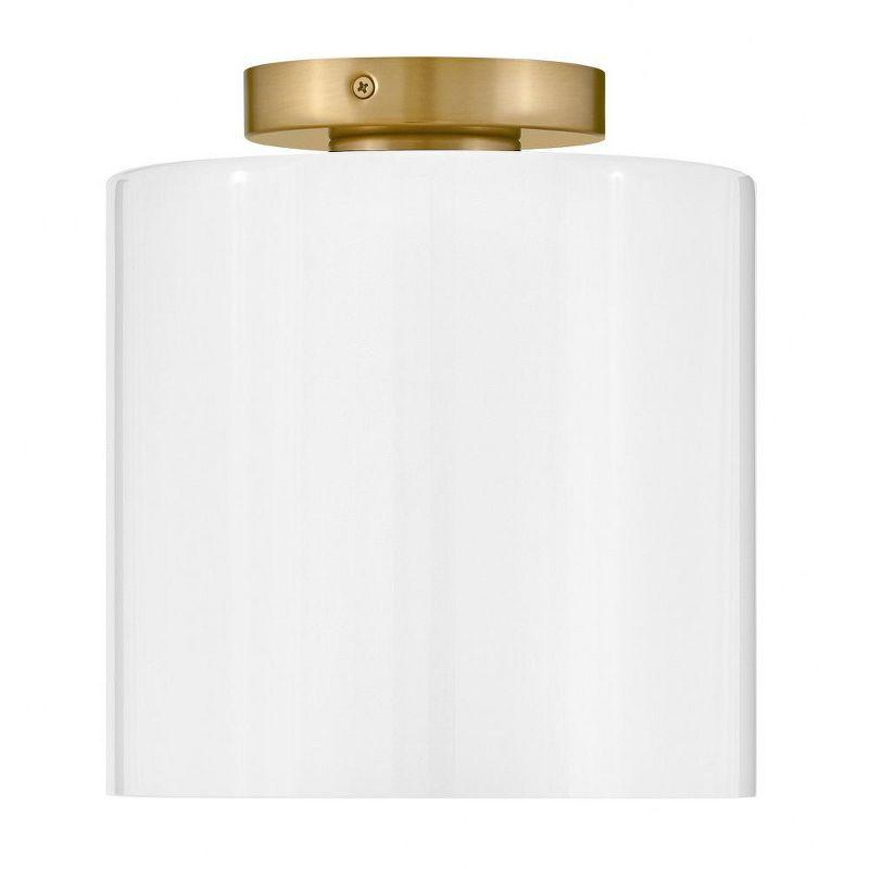 Lark Pippa 1 - Light Flush Mount in  Lacquered Brass