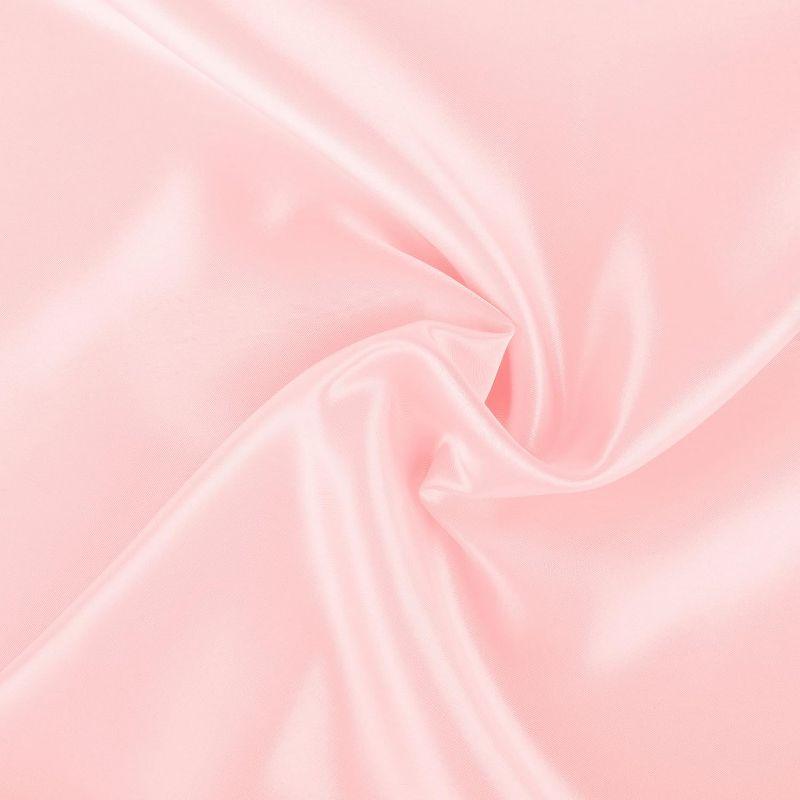 Shopbedding Satin Pillowcase for Hair and Skin  - Standard Silk Satin Pillowcase with Zipper, Pink (Pillowcase Set of 2)
