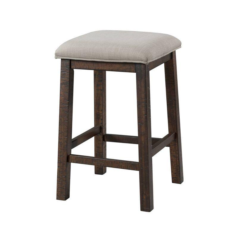 Enrico Multipurpose Bar Table Set Brown - Picket House Furnishings: Includes 3 Stools, USB Outlet