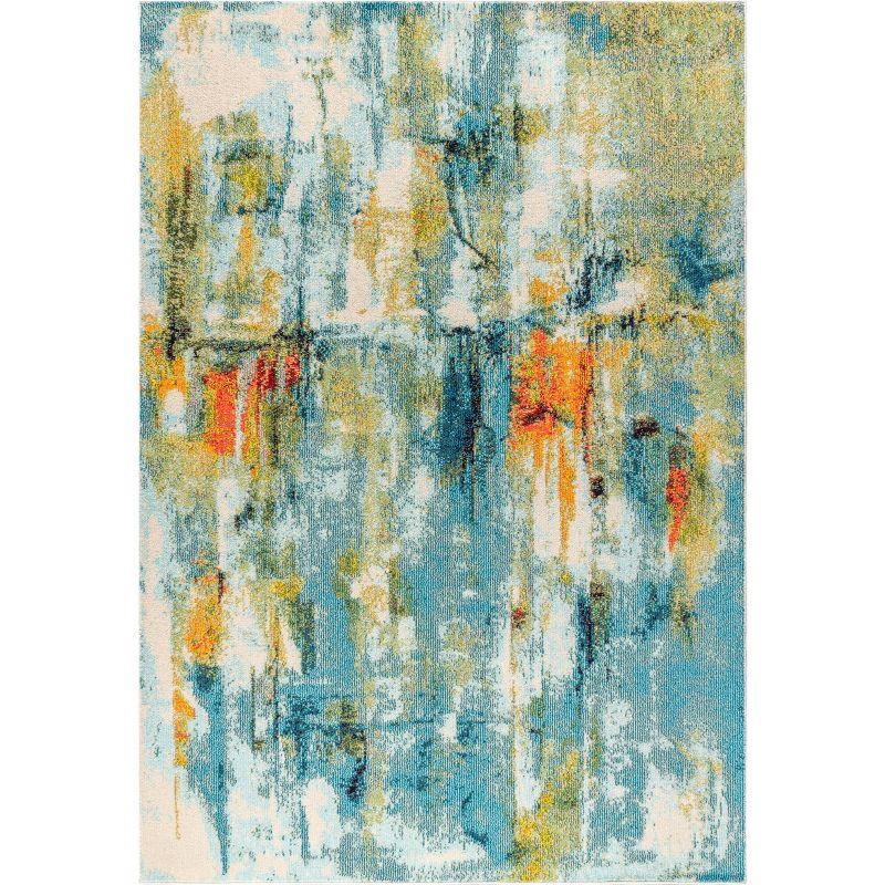 Contemporary POP Modern Abstract Waterfall Area Rug