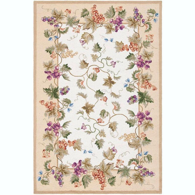 Chelsea HK116 Handmade Area Rug - 5'3"x8'3" - Ivory - Safavieh