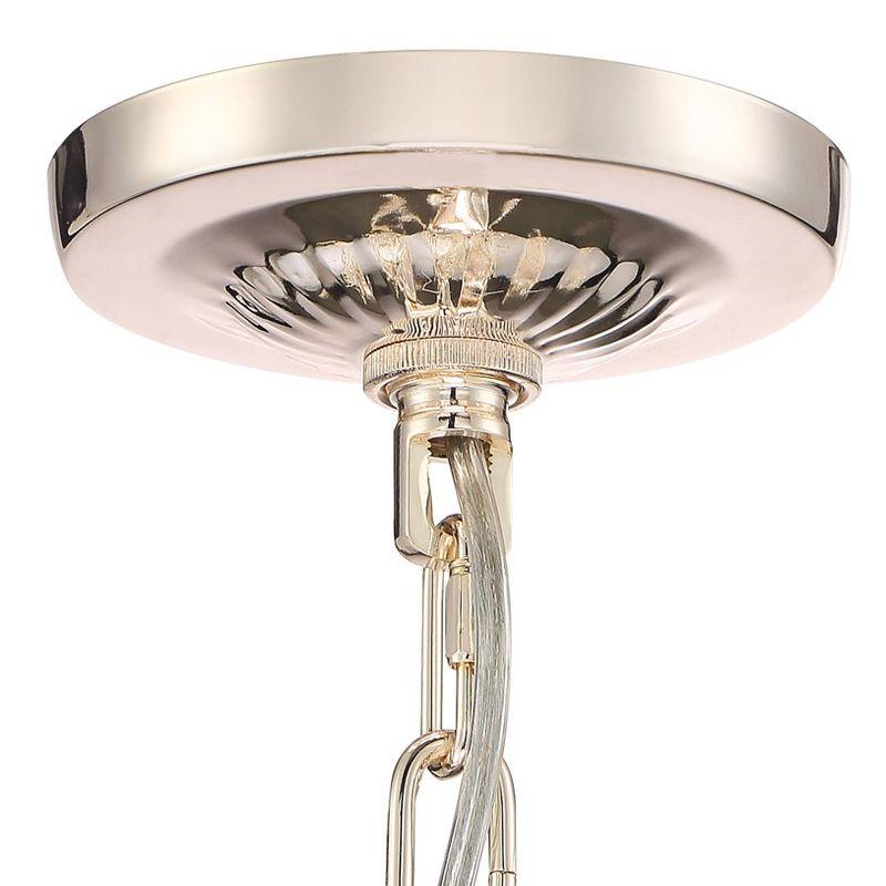 Vienna Full Spectrum Mellie Champagne Gold Chandelier 24" Wide French Crystal 6-Light Fixture for Dining Room House Kitchen Island Entryway Bedroom