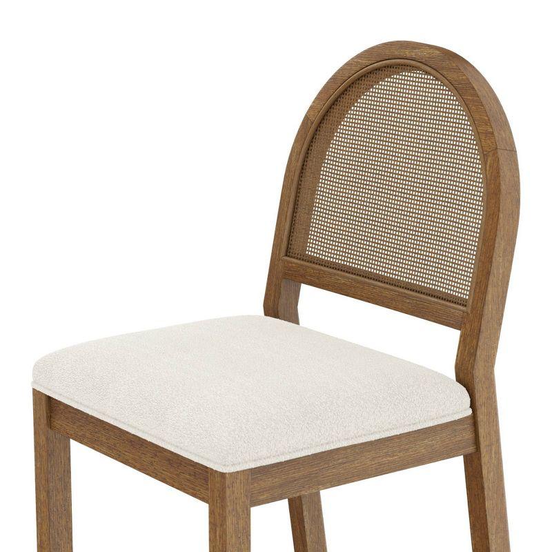 Nathan James Bailey Boucle Dining Chair Light Brown