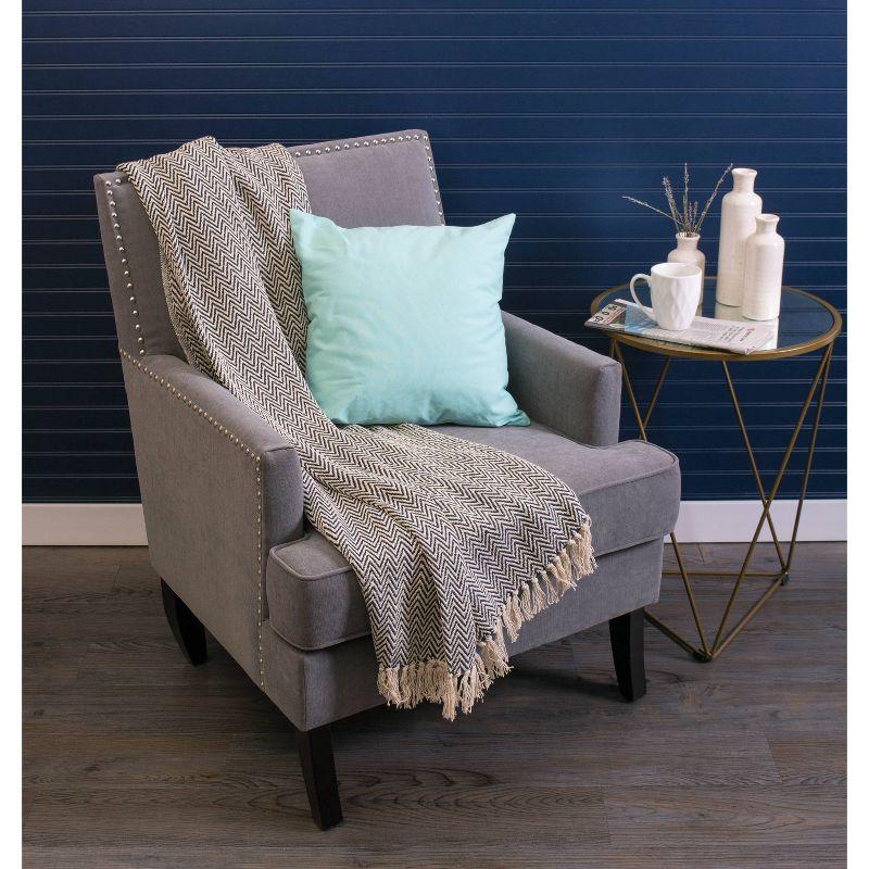Design Imports Hand Woven Throw Blanket