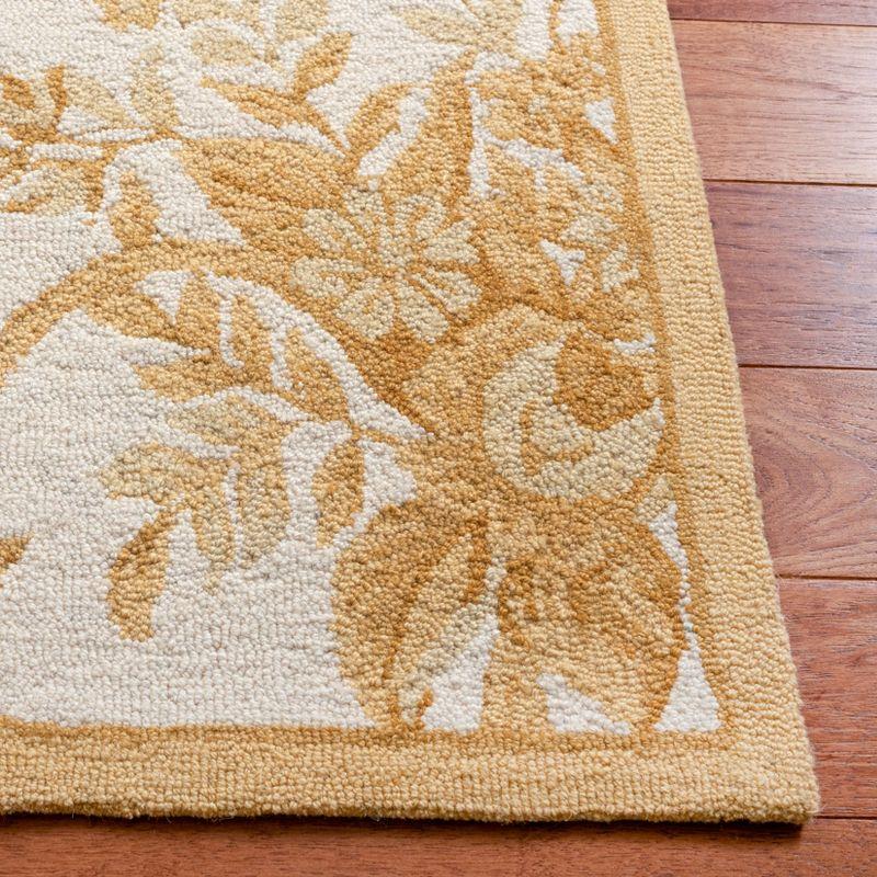 Chelsea HK250 Handmade Area Rug - 8'x10' - Ivory/Gold - Safavieh