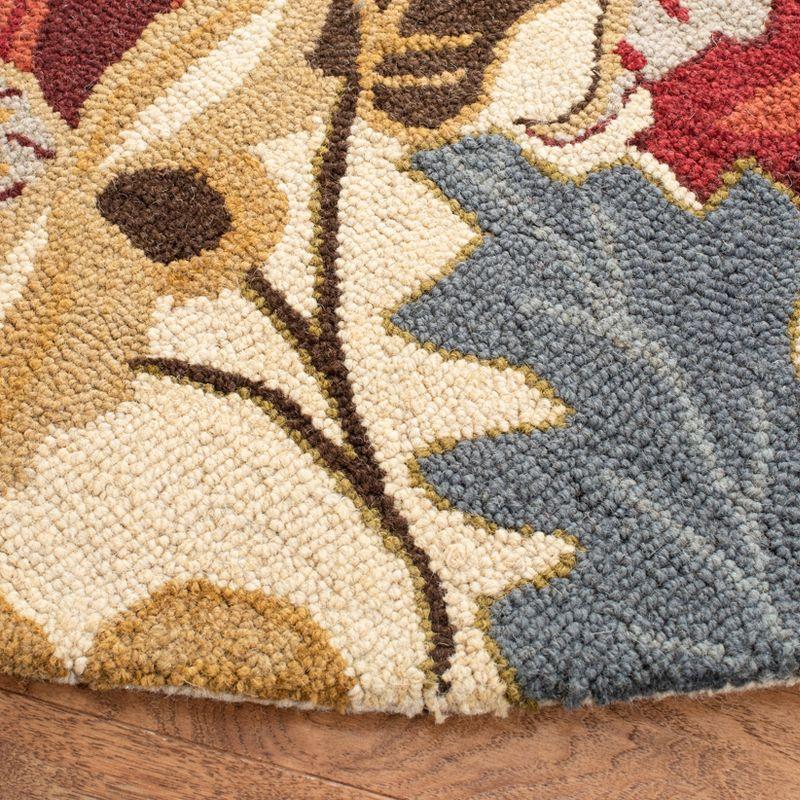 Jardin JAR952 Hand Tufted Area Rug - Beige/Multi - 6' Round - Safavieh.