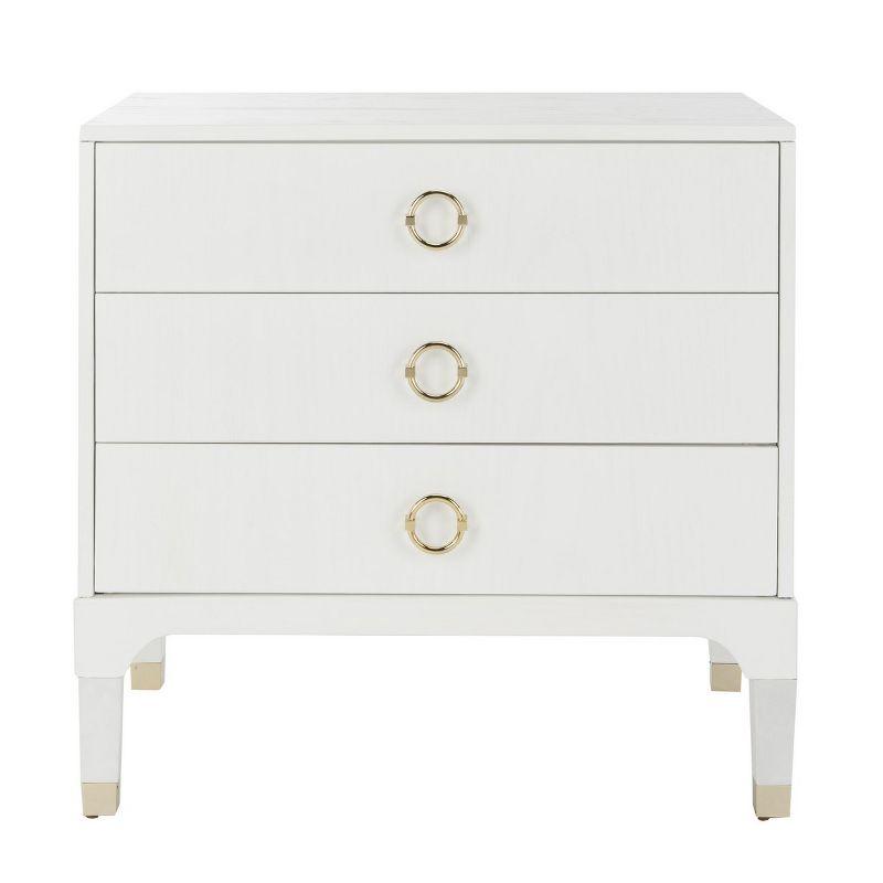 Lorna 3 Drawer Nightstand  - Safavieh