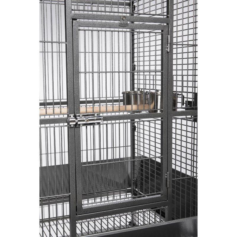 Prevue Pet Products 34521 Dome top Bird Cage, Large, Black Hammerstone