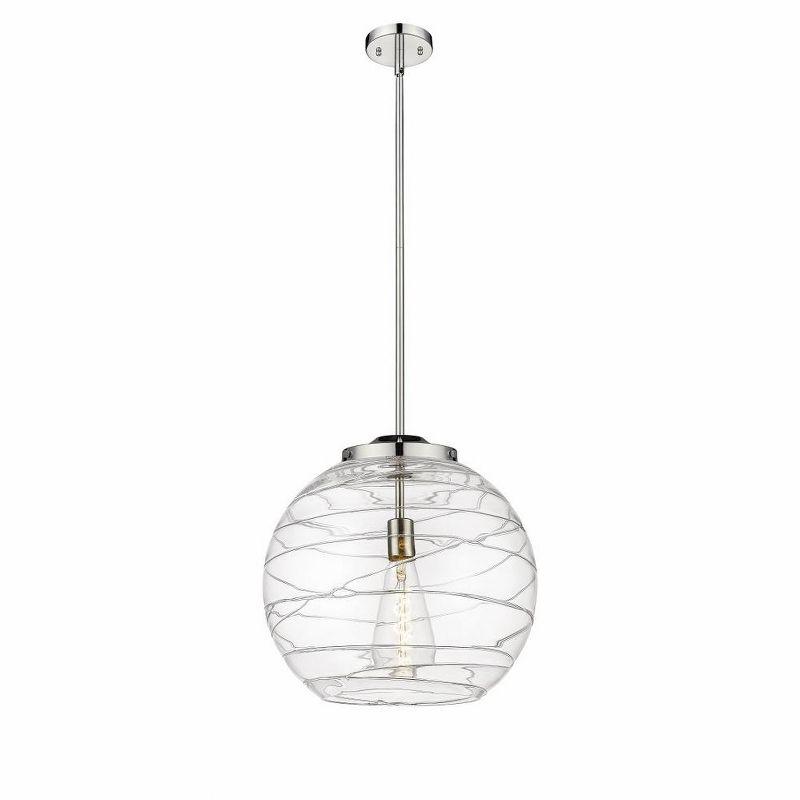 Innovations Lighting Athens Deco Swirl 1 - Light Single Drop Pendant Pendant
