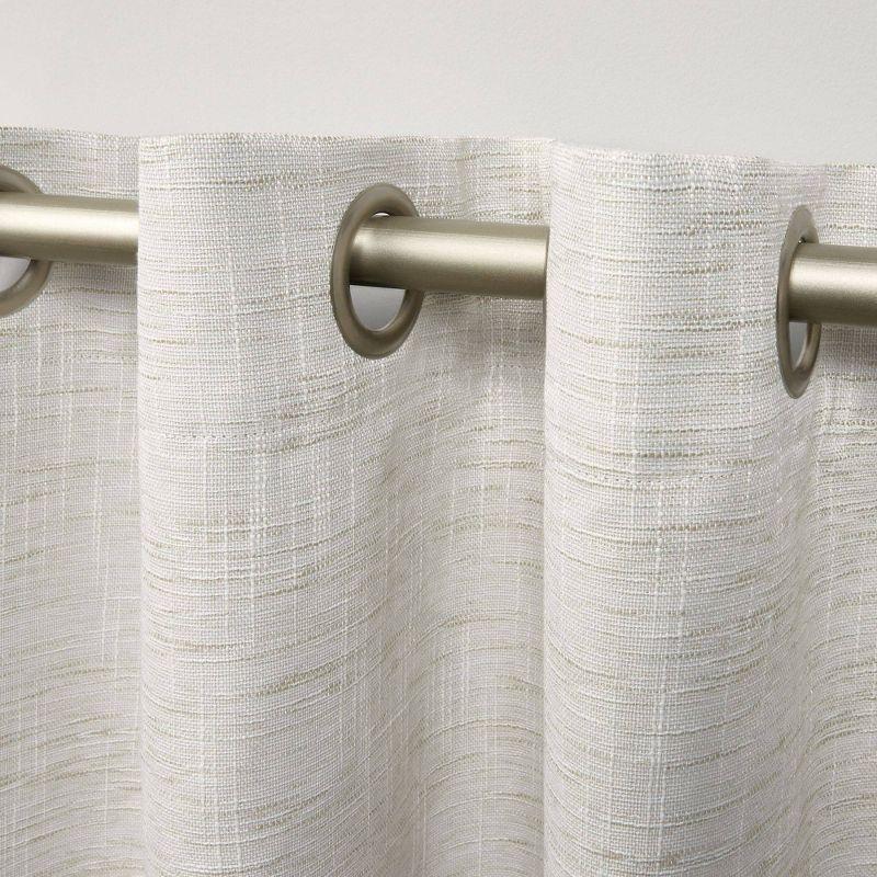 Set of 2 Burke 100% Blackout Grommet Top Curtain Panel - Exclusive Home