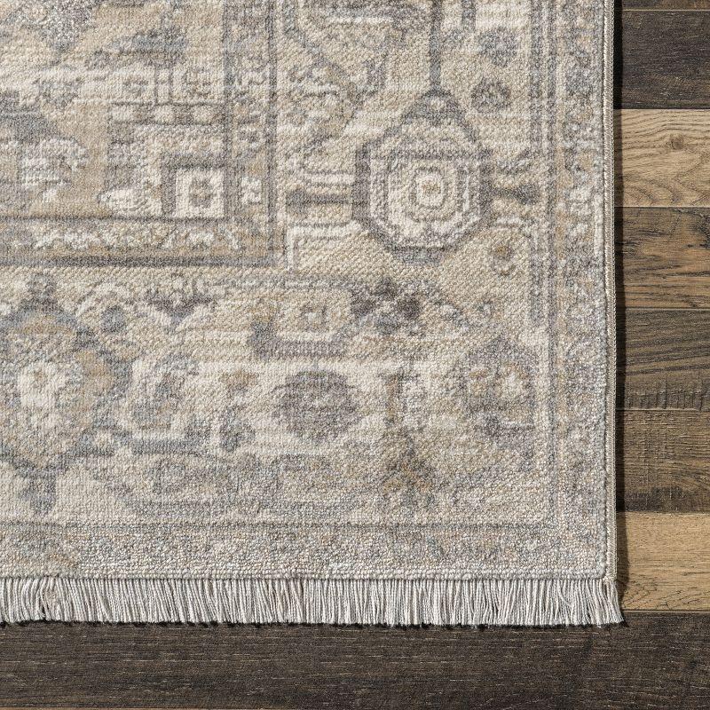 Nuloom Harriet Medallion 4x6 Indoor Area Rug for Living Room Bedroom Dining Room Kitchen, Neutral/Beige