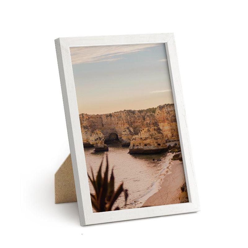 Haus and Hues Oak Picture Frame, White, 5x7