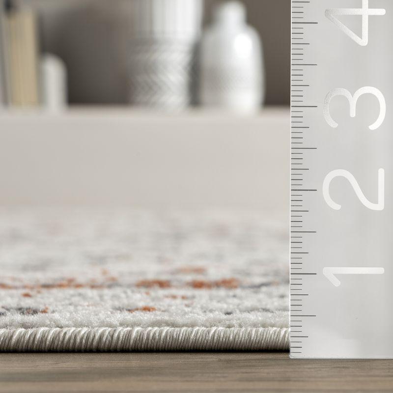Nuloom Arlena Oriental/Persian 5x8 Indoor Area Rug for Living Room Bedroom Dining Room Kitchen, Red/Ivory
