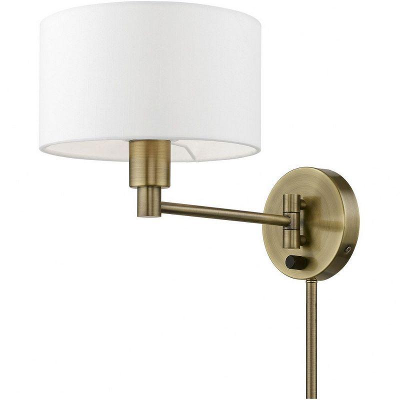 Livex Lighting 1 - Light Wall Light in  Antique Brass