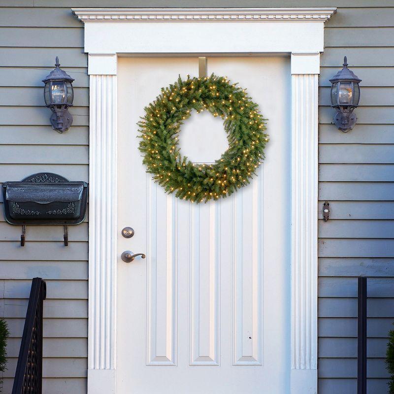 42" Prelit Norwood Fir Christmas Wreath White Lights - National Tree Company