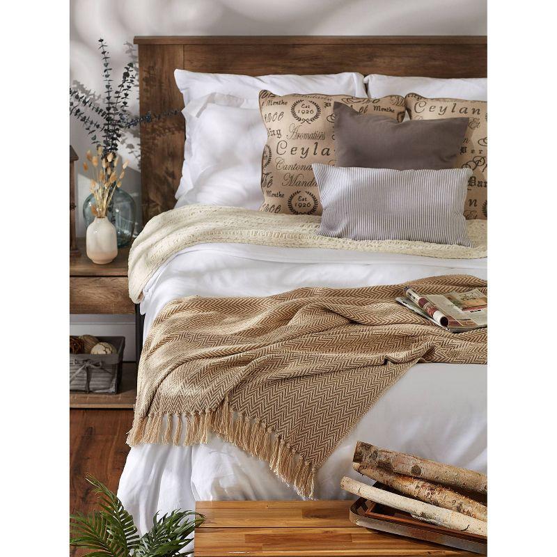Design Imports Hand Woven Throw Blanket