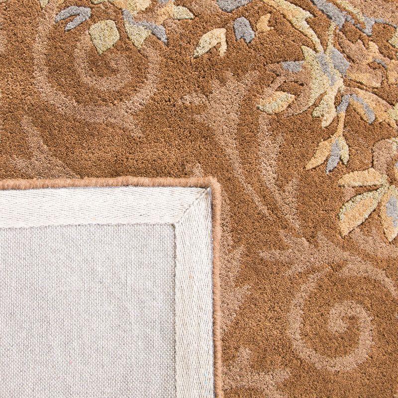 Empire EM409 Hand Tufted Wool Accent Rug - Blue/Brown- 2' X 3' - Safavieh.