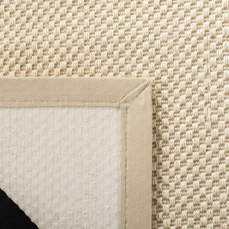 Natural Fiber NF150 Power Loomed Indoor Area Rug - Ivory/Light Beige - 4'x6' - Safavieh