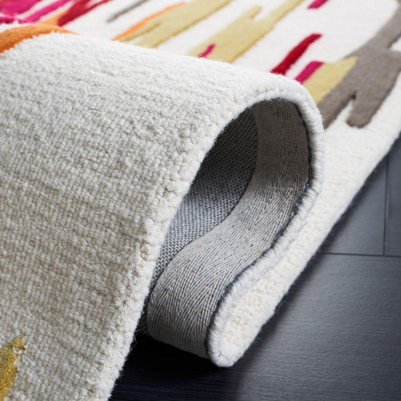 Rodeo Drive RD858 Hand Tufted Runner Rug - Ivory/Red - 2'3"x8' - Safavieh.