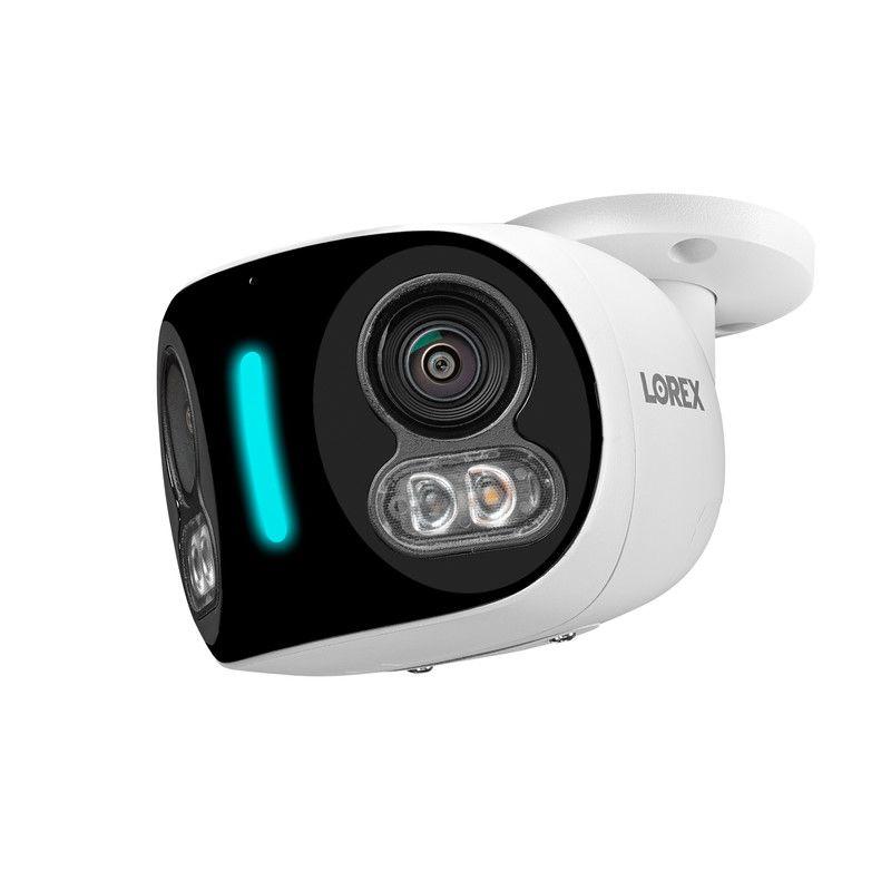 Lorex Lorex Wi-Fi 4K Dual-Lens Smart Security Camera with Smart Security Lighting, White, W891UAD-E