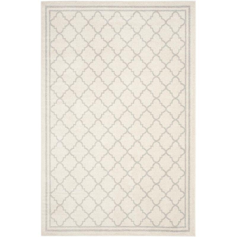 Amherst AMT422 Power Loomed Indoor Area Rug - Beige/Light Grey - 6'x9' - Safavieh