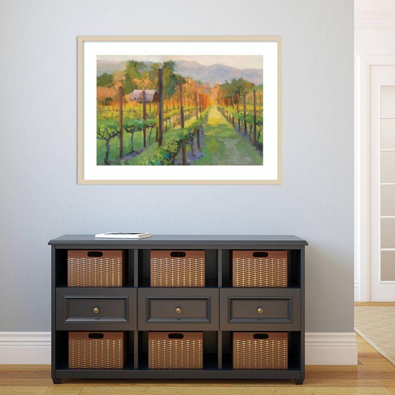 41" x 30" Natural Wood Framed Landscape Print