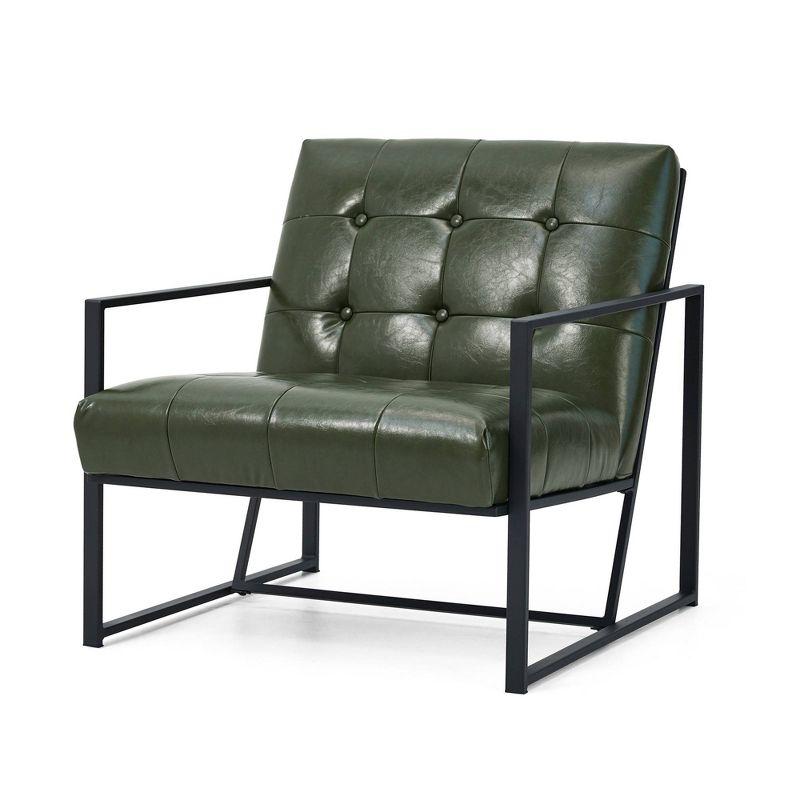 Billings Faux Leather Armchair