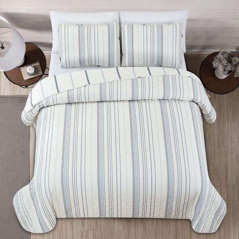 Sofia No Striped Quilt Set