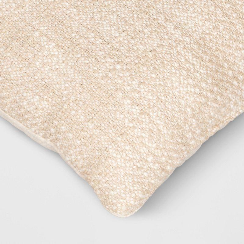 Textured Woven Cotton Square Throw Pillow - Room Essentials™