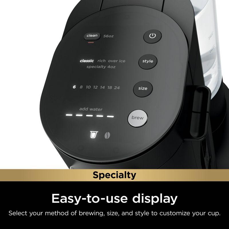 Ninja Pods & Grounds Specialty Single-Serve Coffee Maker with Integrated Milk Frother - PB051: Iced Coffee System, K-Cup Compatible