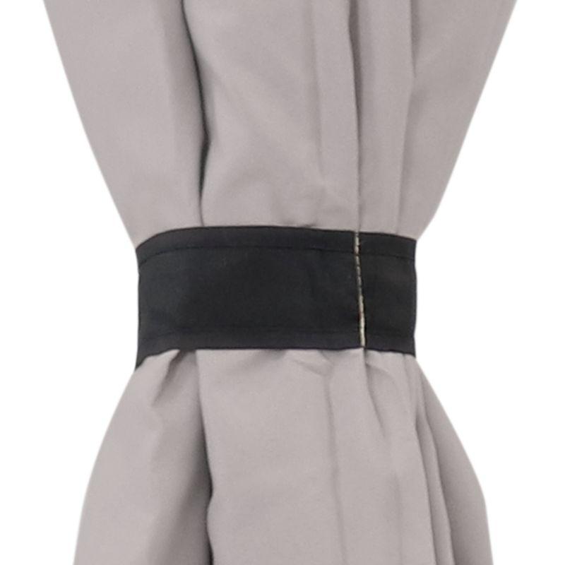 Sunnydaze Soft Top Rectangle Patio Gazebo with Screens and Privacy Walls for Backyard, Garden or Deck - Gray