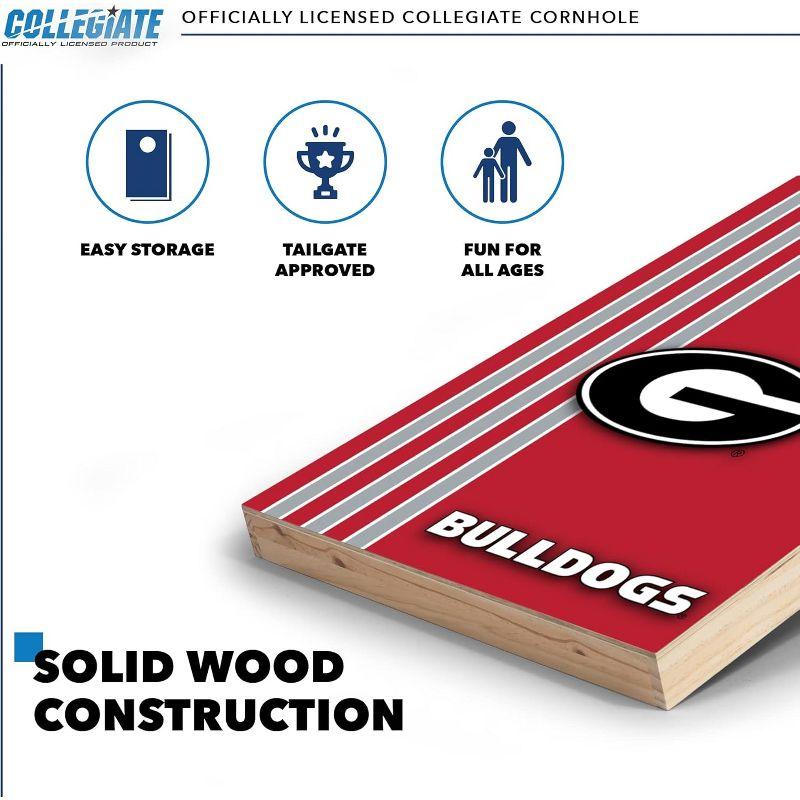 NCAA Georgia Bulldogs 2'x3' Wood Cornhole Set