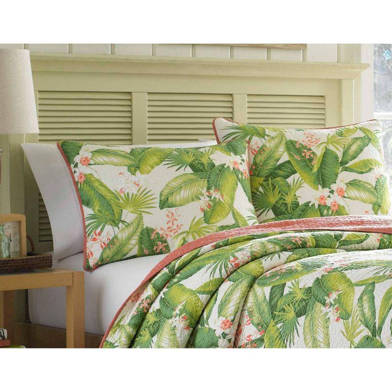 Tommy Bahama Aregada Dock Cotton Reversible Quilt Set