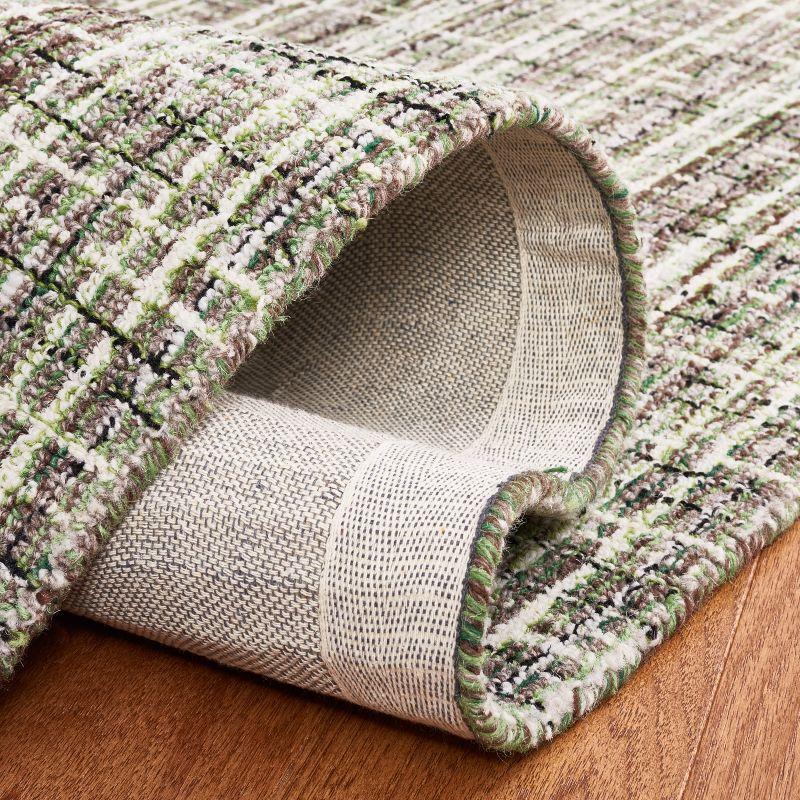 Abstract ABT488 Hand Tufted Area Rug - Brown/Green - 6'x9' - Safavieh.