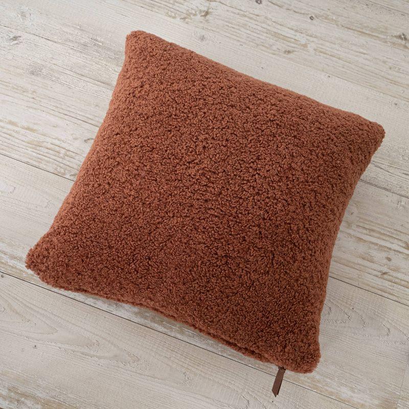 Oversize Teddy Faux Shearling Lux Throw Pillow - Evergrace