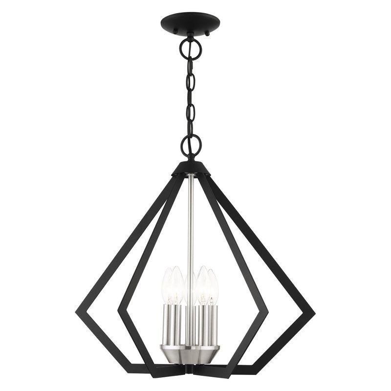 Livex Lighting Prism 5 - Light Chandelier in  Black