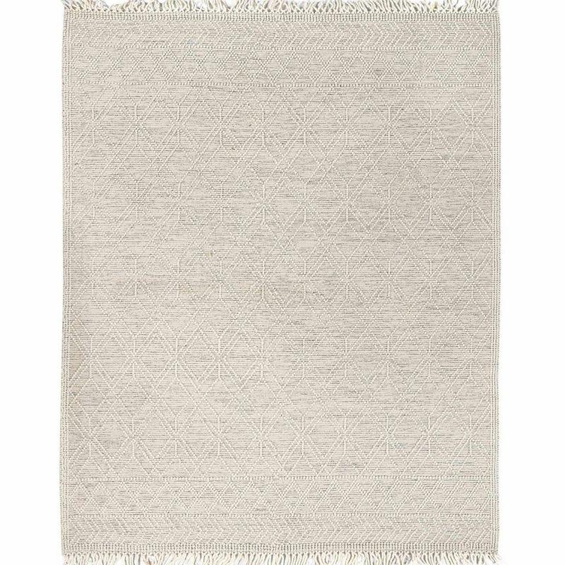 Hauteloom Rectangle Area Rug   Ivory