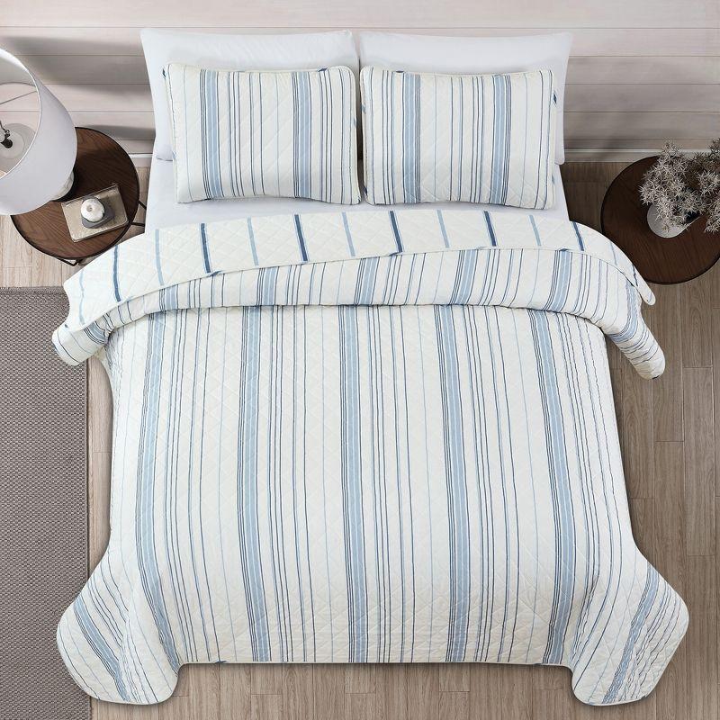 Market & Place Sofia No Striped Quilt Set