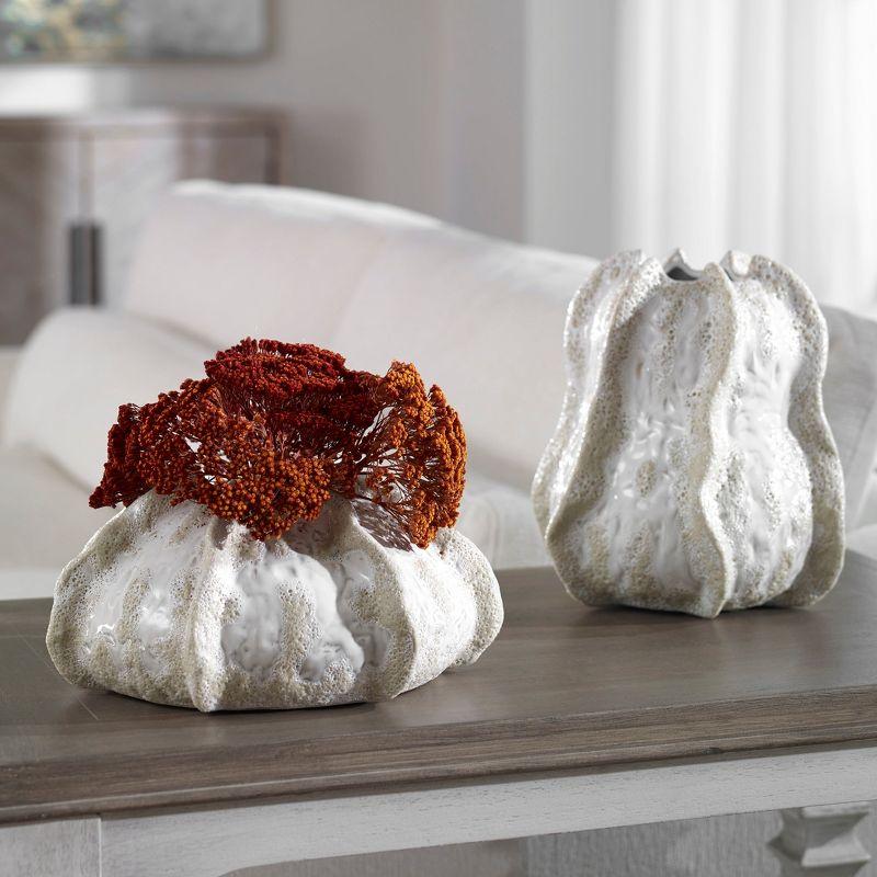 Nouvel Decorative Vases (Set of 2) - White