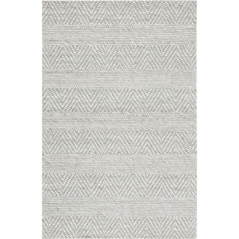 Marbella MRB554 Power Loomed Indoor Area Rug - Beige/Light Grey - 5'x8' - Safavieh