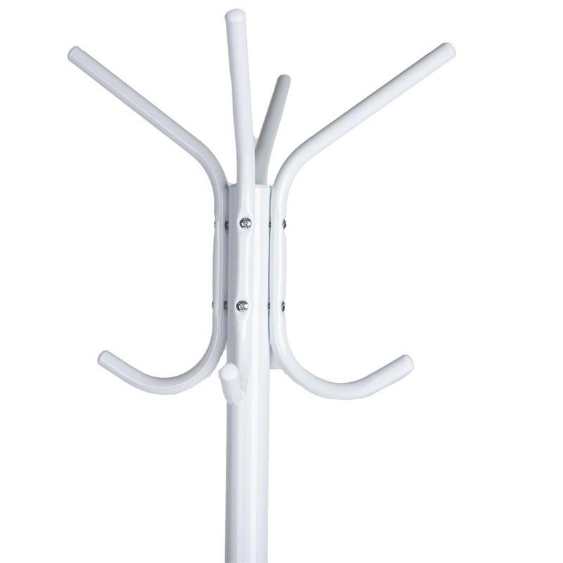 Mind Reader Mind Reader Coat Rack, Hall Tree, Freestanding, Coat Tree, Hat, Jacket, Purse, Metal, 14.75"L x 16.5"W x 69"H