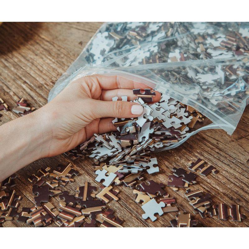 Toynk Bitcoin 1000-Piece Round Jigsaw Puzzle
