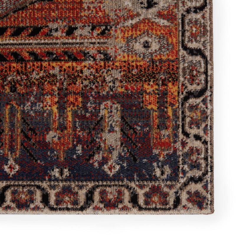 Cicero Indoor/Outdoor Medallion Area Rug Orange - Jaipur Living