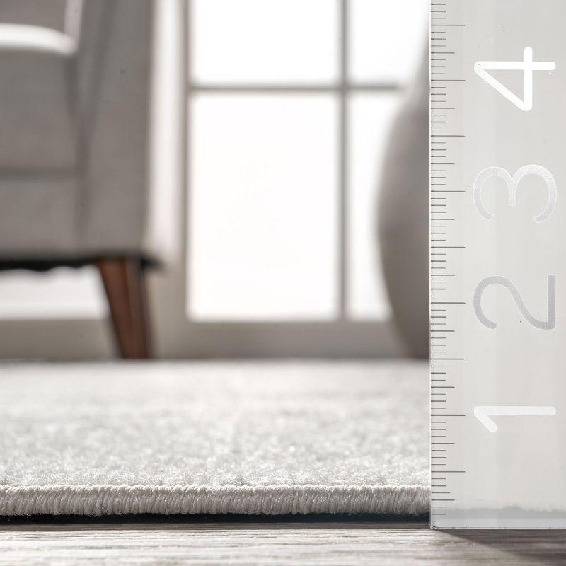 Nuloom Odell Medallion 10x13 Indoor Area Rug for Living Room Bedroom Dining Room Kitchen, Ivory/Grey
