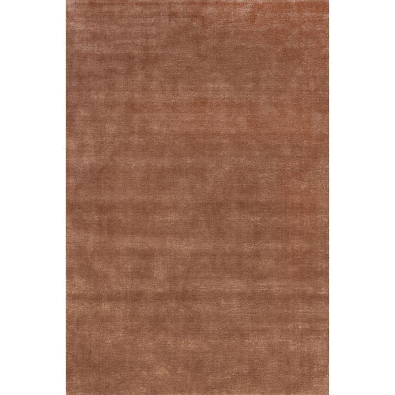 Brick Rectangular Handmade Wool-Blend Area Rug 3' x 5'