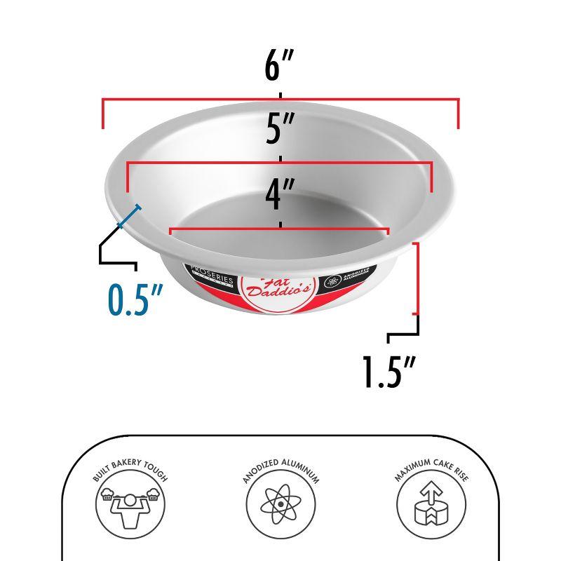 Mini Anodized Aluminum Pie Pan, 6.5-Inch